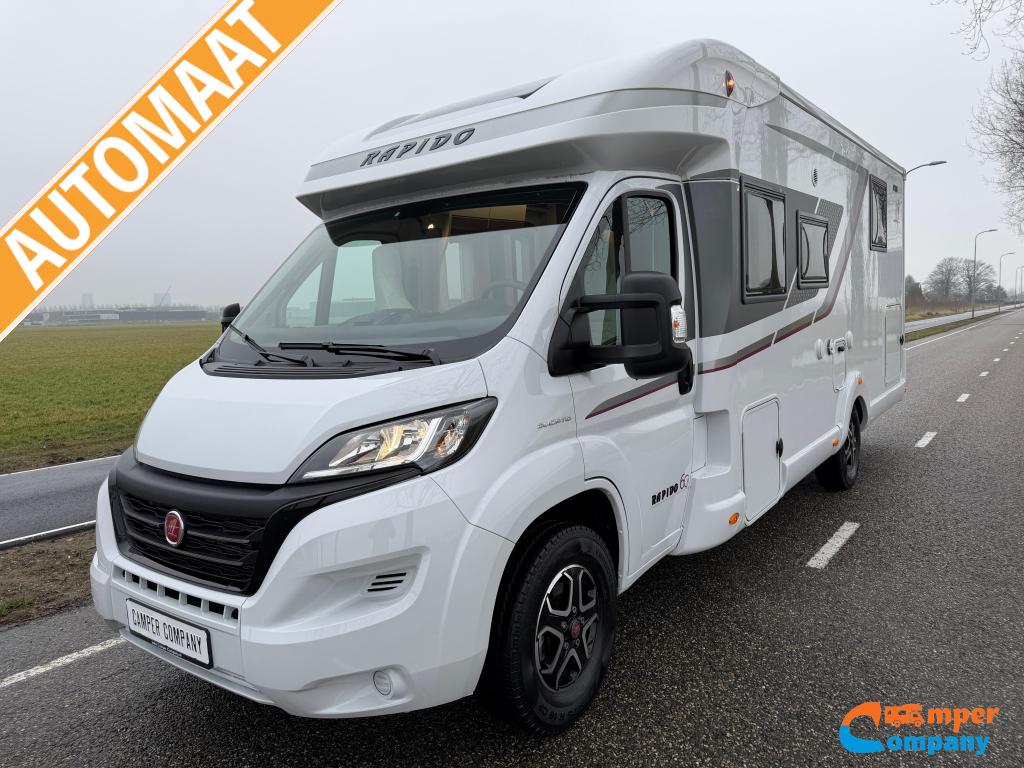 Rapido 696 F 60 Edition Queensbed / Face to face / Automaat, Caravans en Kamperen, Campers, Automaat, Ringverwarming, 7 tot 8 meter