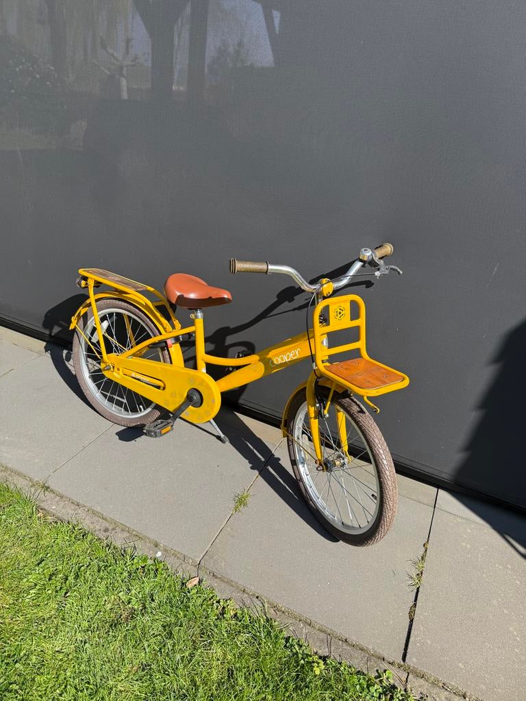 Kinderfiets 20 inch - Geel, Ophalen of Verzenden, Zo goed als nieuw, 20 inch of meer, Popal