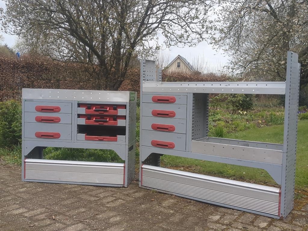 Te koop: Bott bedrijfswageninrichting, 2 kasten, Auto diversen, Ophalen, Gebruikt