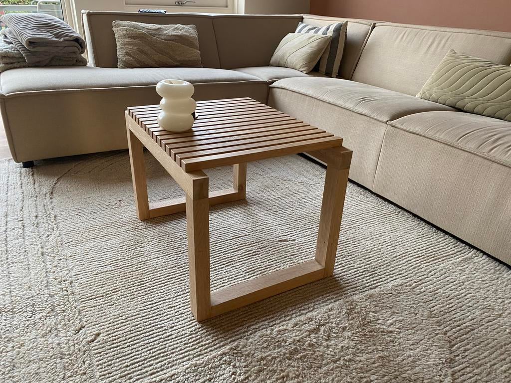 Nieuw massief eiken salontafel, bijzettafel, bankje, Ophalen, Modern, nieuw, industrieel, Minder dan 50 cm, 50 tot 100 cm