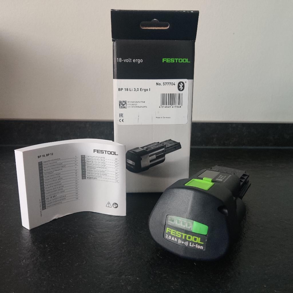 Festool accu BP 18 Li 3,0 Ergo I voor accu-schuurmachine, Ophalen of Verzenden, Nieuw