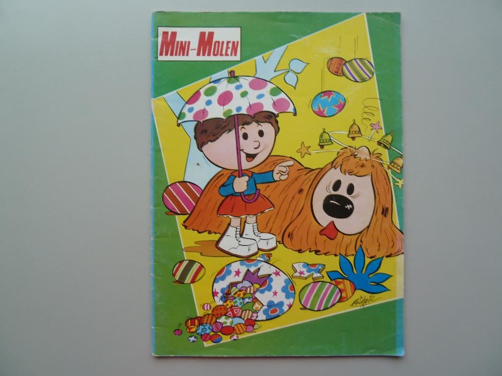 Mini - Molen Serge Danot uit 1975, Boeken, Stripboeken, Gelezen, Eén stripboek, Ophalen of Verzenden