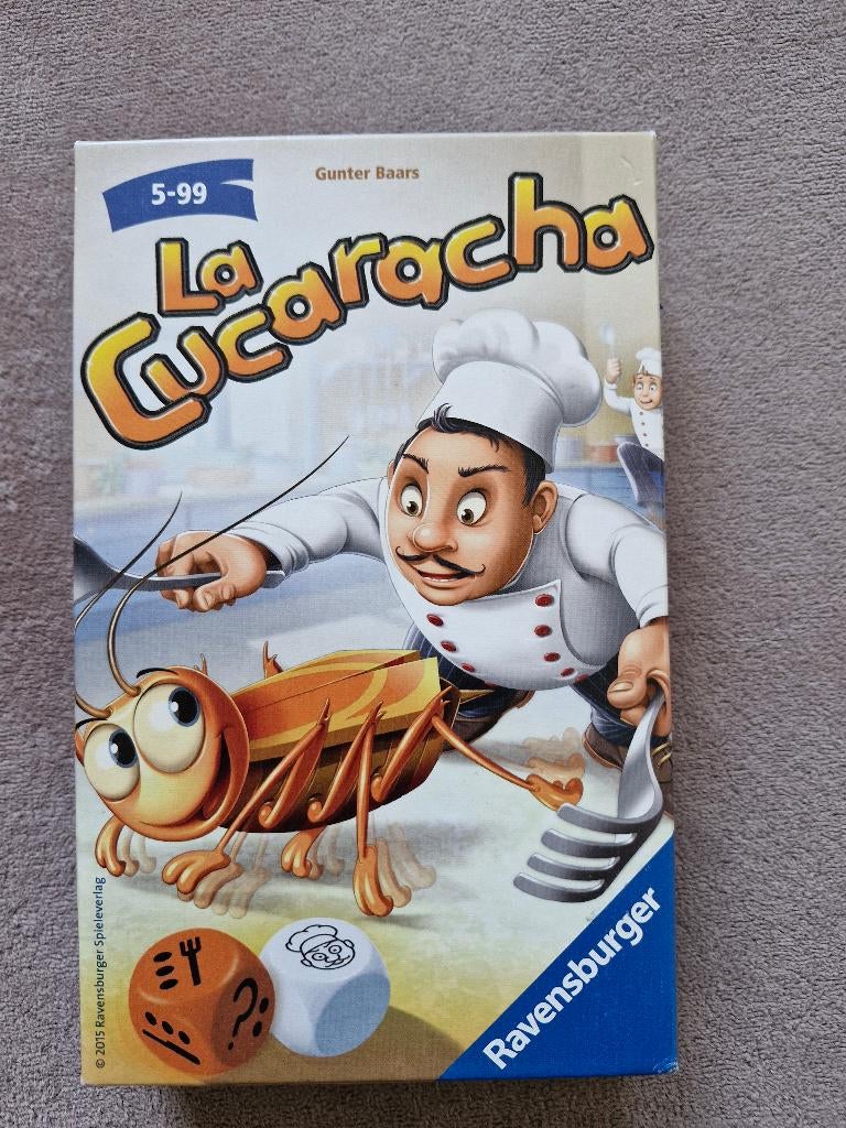 La Cucaracha, Hobby en Vrije tijd, Gezelschapsspellen | Bordspellen, Een of twee spelers, Ophalen of Verzenden, Zo goed als nieuw