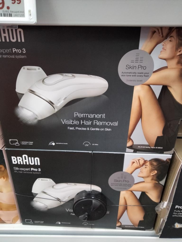 BRAUN IPL3122 IPL-apparaat Wit ontharingsapparaat, Witgoed en Apparatuur, Persoonlijke-verzorgingsapparatuur, Ophalen of Verzenden