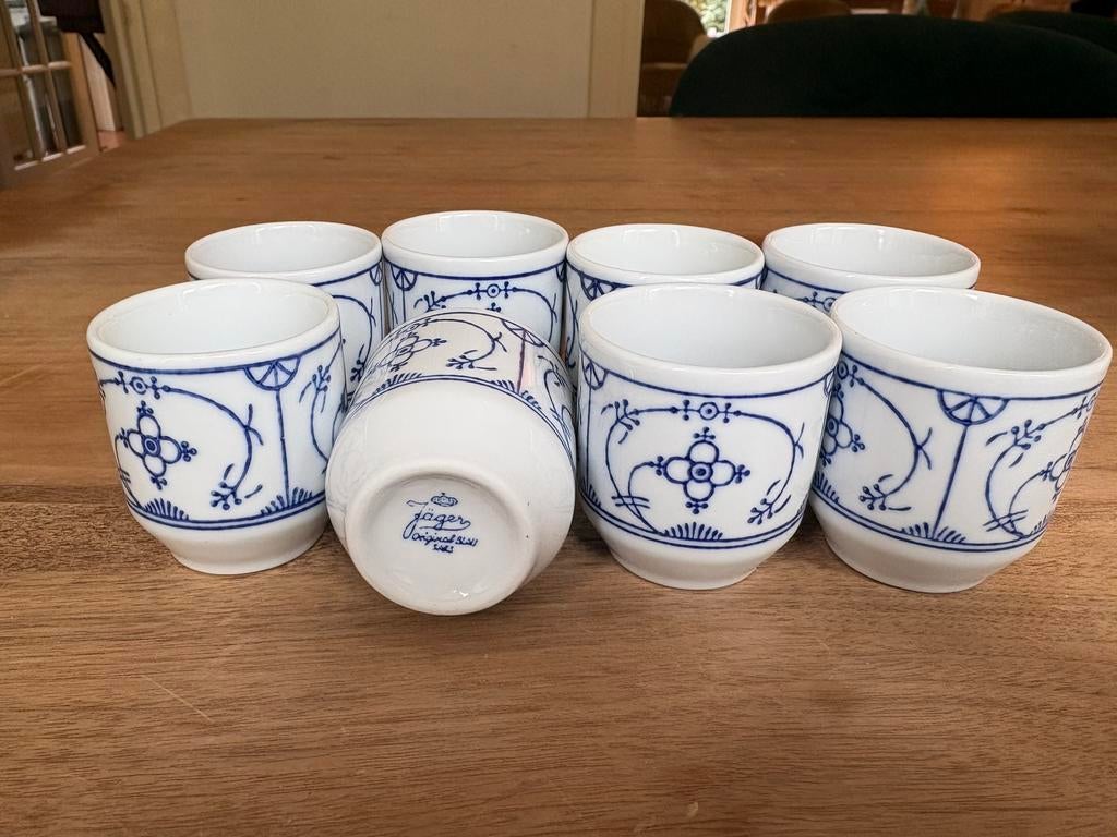 Saks blau eierdopjes, Ophalen