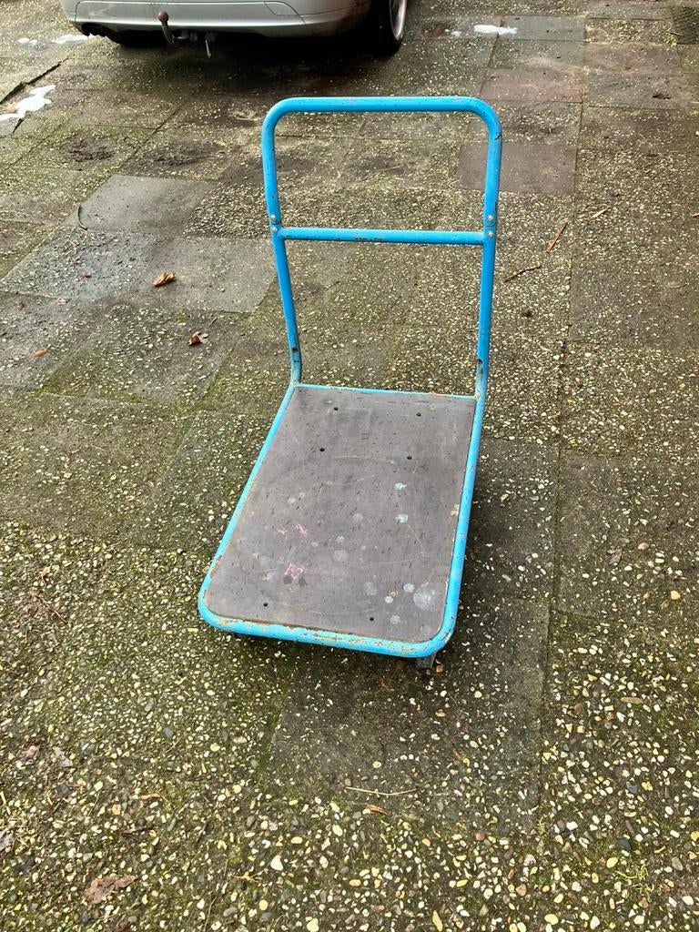 Transport magazijn kar, Doe-het-zelf en Verbouw, Transportwagens, 100 liter of meer, Ophalen of Verzenden, Zo goed als nieuw, Transportkar