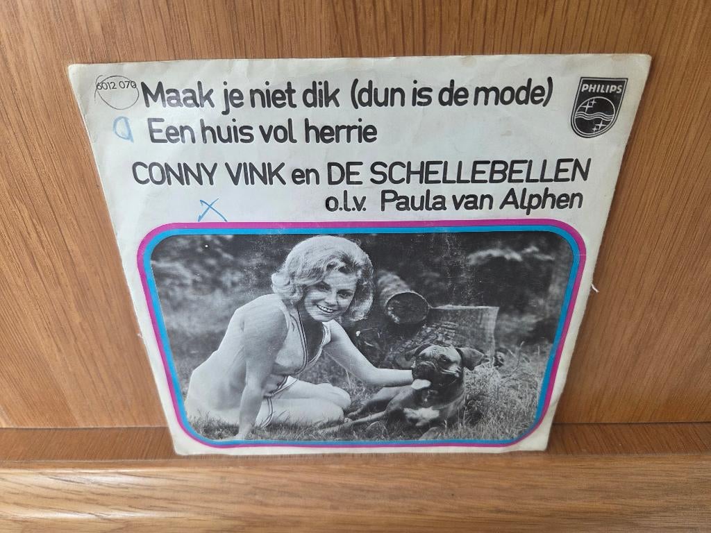 Conny Vink - Maak je niet dik dun is de mode, Verzenden, Gebruikt, 7 inch, Levenslied of Smartlap
