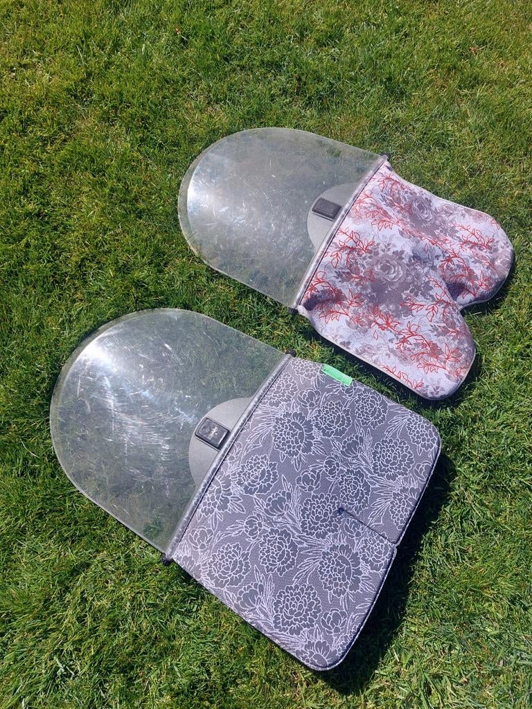 Fietsstoeltje schermen, Fietsen en Brommers, Fietsaccessoires | Fietsstoeltjes, Ophalen, Gebruikt