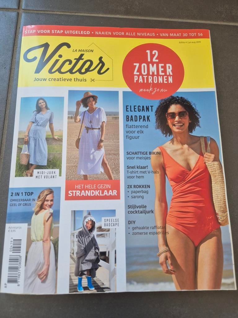Victor la maison juli-aug.2019, Ophalen of Verzenden, Nieuw, Vrouw, Overige merken