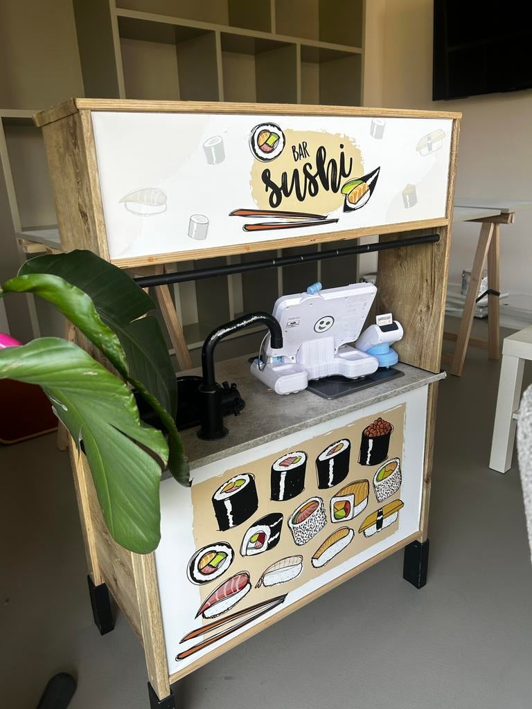 Gratis IKEA speelkeuken met accessoires, Ophalen of Verzenden, Gebruikt, Hout, Speelkeuken