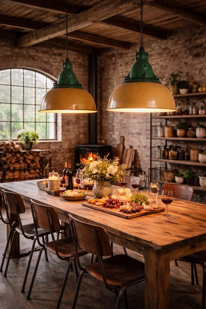 Vintage industrie gele emaille kooi bunkerlampen Sovjet-Unie, Huis en Inrichting, Gebruikt, Ophalen of Verzenden, Glas, Minder dan 50 cm