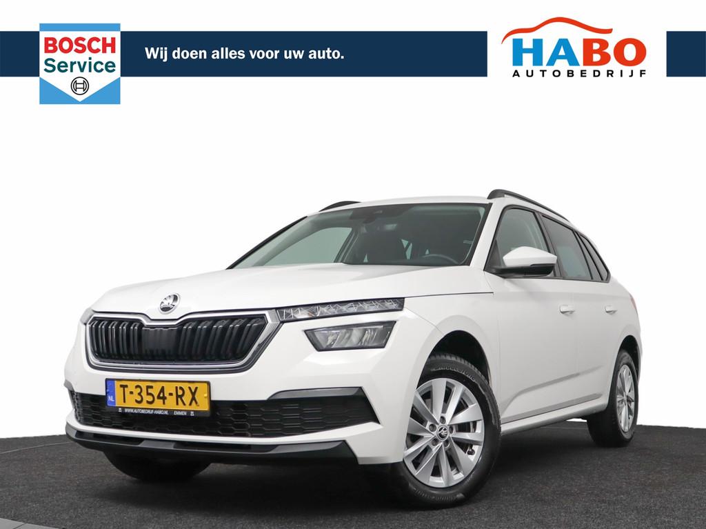 Skoda Kamiq 1.0 TSI AMBITION DSG-7 AUTOMAAT AC/CRUISE/APPLE., Auto's, Automaat, Stof, Gebruikt, 620 kg