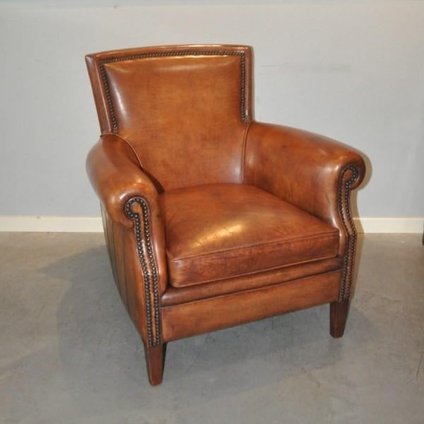 Roy, kleine schapenleren fauteuil, Ophalen of Verzenden