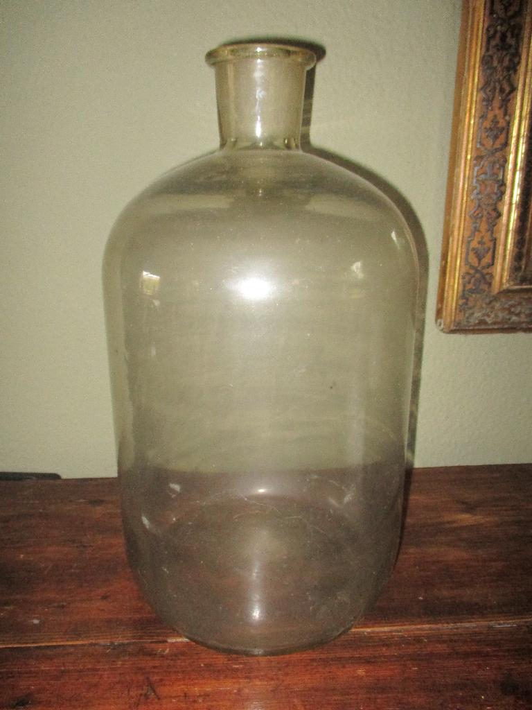 oude apothekers fles, Ophalen