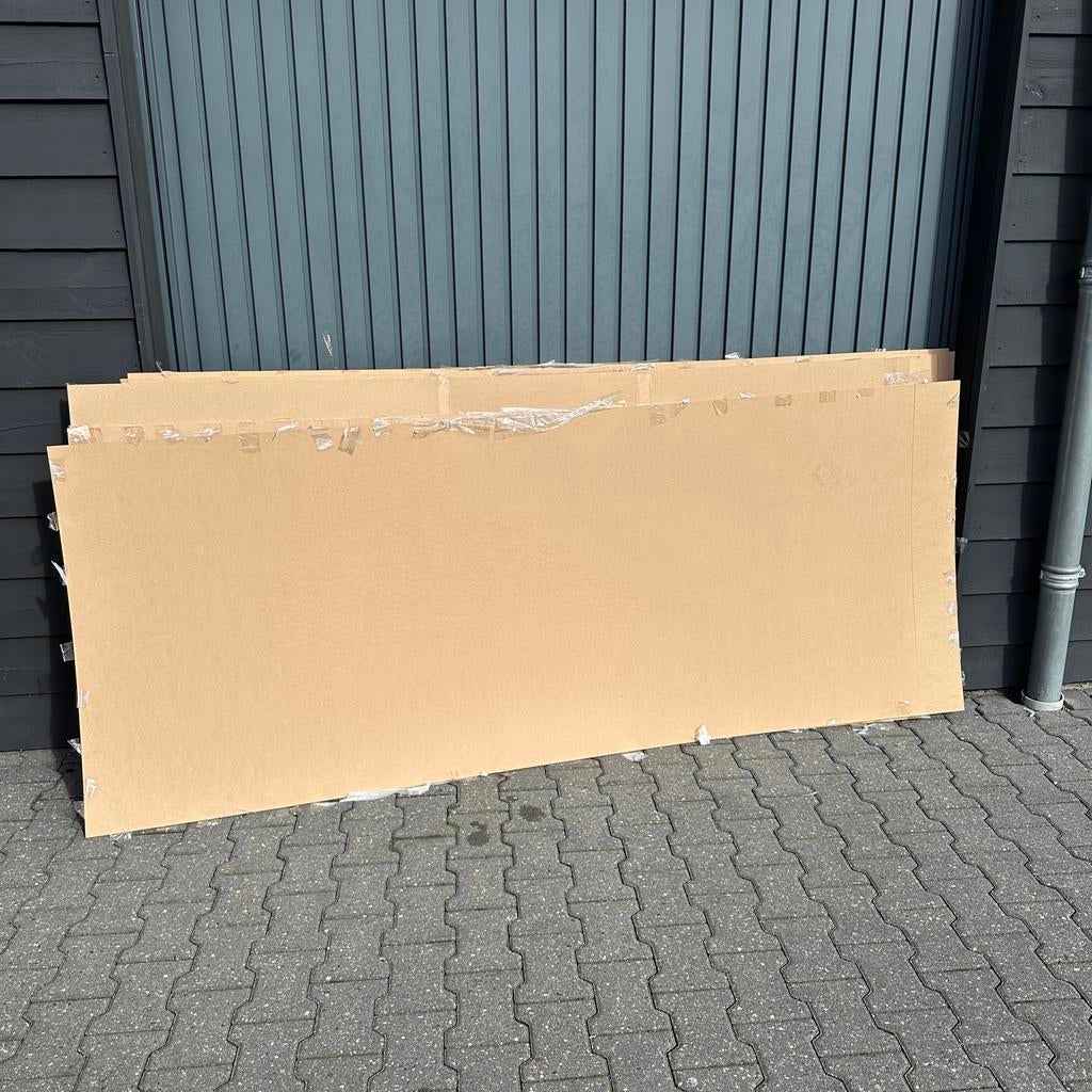 Gratis MDF platen 240x100 cm, 6 mm dik, 6 stuks., Ophalen, Gebruikt, Overige materialen, Minder dan 20 mm