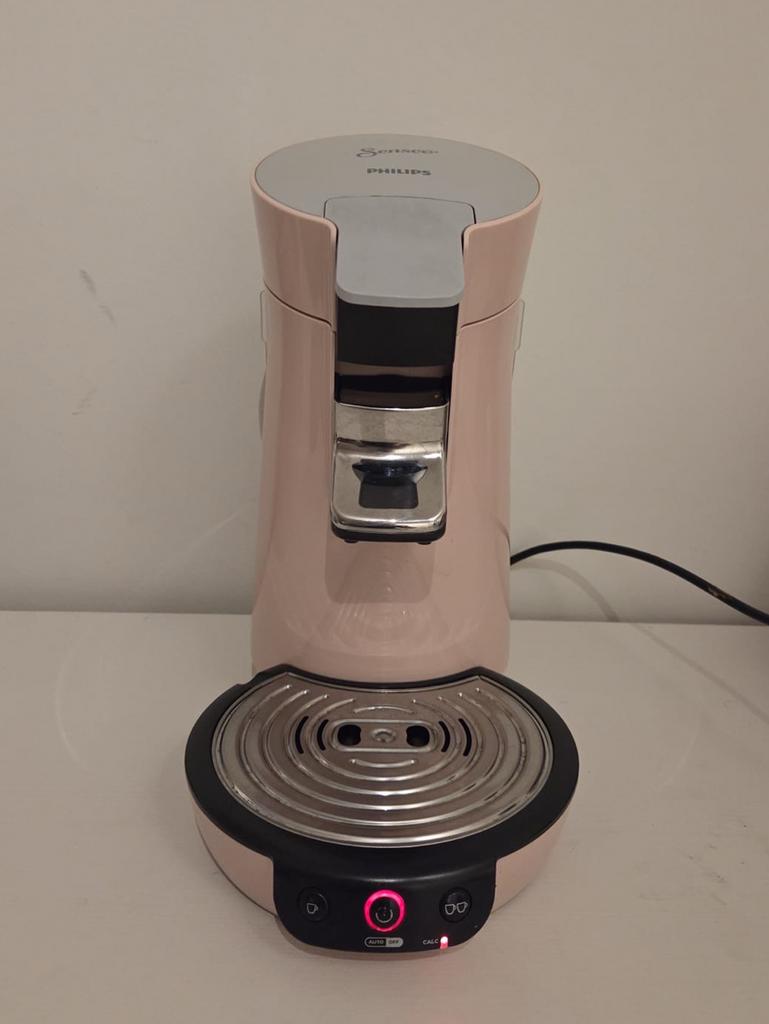 Roze Senseo koffiezetapparaat, Witgoed en Apparatuur, Koffiezetapparaten, Gebruikt, Koffiepads en cups, Koffiemachine, 2 tot 4 kopjes