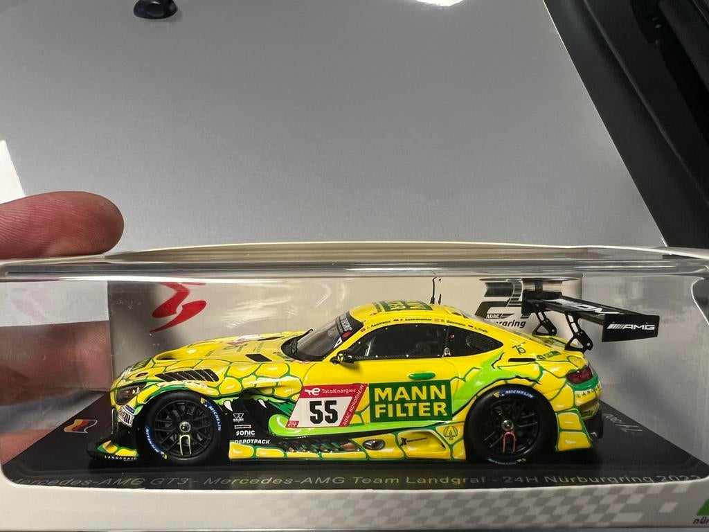 Mercedes-AMG GT3 - Team Landgraf - 24H Nürburgring 2022, Ophalen of Verzenden, Zo goed als nieuw, Auto, Overige merken