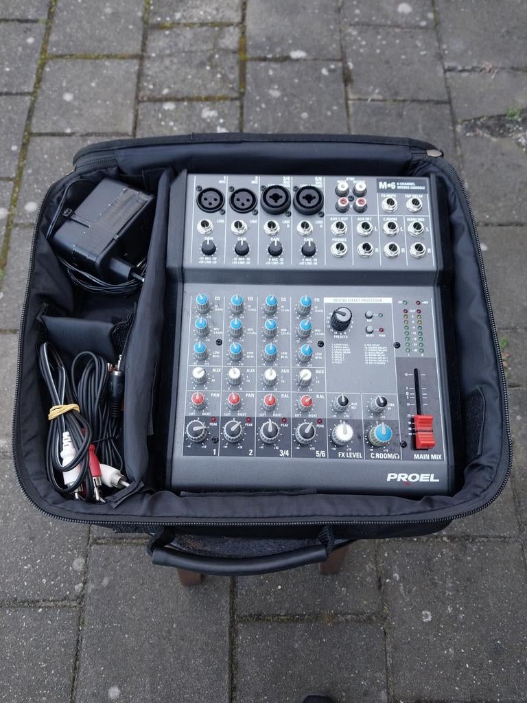 Proel mengpaneel met delay/ echo, Ophalen of Verzenden, Gebruikt