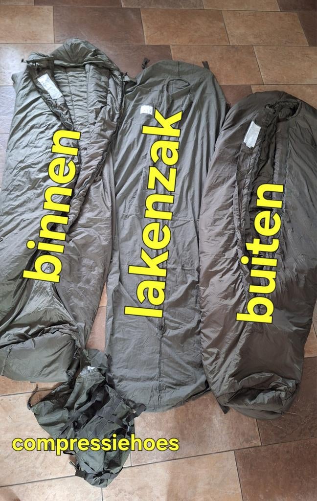 Slaapzak Modulair compleet Defensie XL, Ophalen of Verzenden, Gebruikt