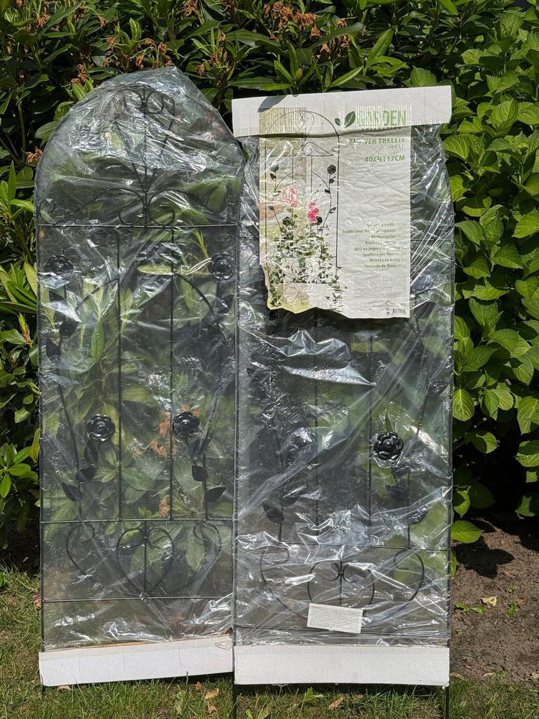 Bloemenrek voor klimplanten 117 cm, Tuin en Terras, Ophalen of Verzenden, Nieuw, Minder dan 10 meter, Raster