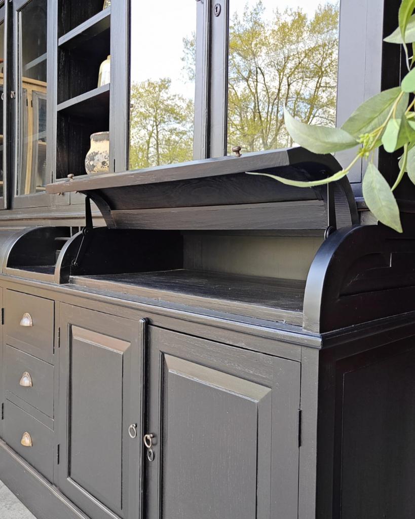 Industriële grutterskast | zwarte apothekerskast #525, Niet ingevuld, 200 cm of meer, Niet ingevuld, Ophalen of Verzenden