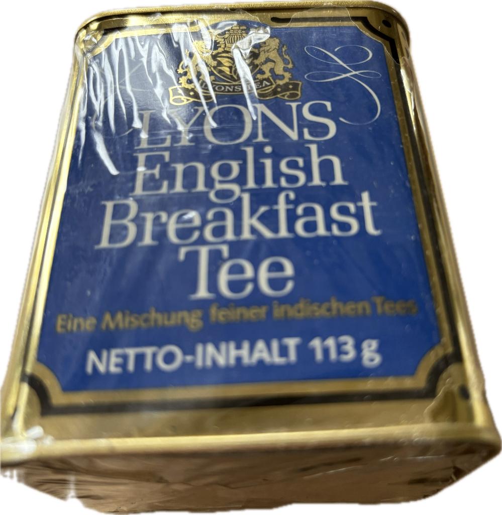 Verzamelen blikje Lyons the english breakfast met inhoud, Verzenden, Nieuw, Thee, Overige merken