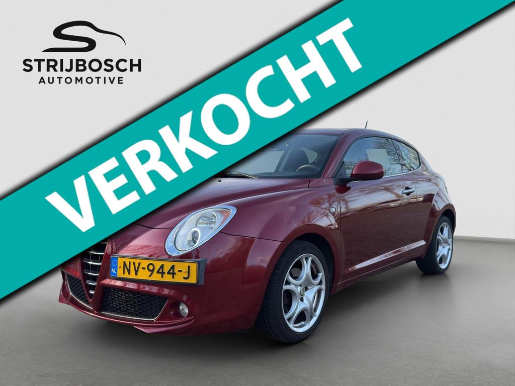 Alfa Romeo MiTo 1.4 T Distinctive | Navi | Cruise | Airco |, Voorwielaandrijving, Euro 5, Gebruikt, Zwart