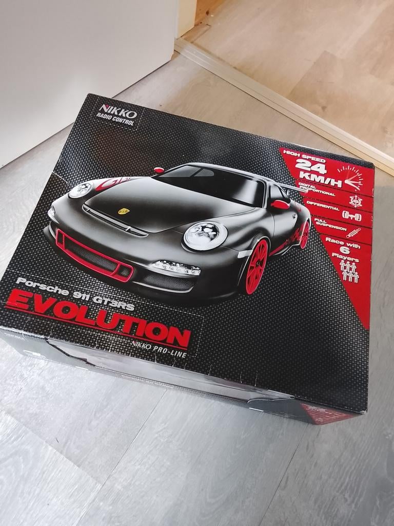 Nikko GT3RS, Ophalen of Verzenden, Groter dan 1:32, Auto, Overige merken