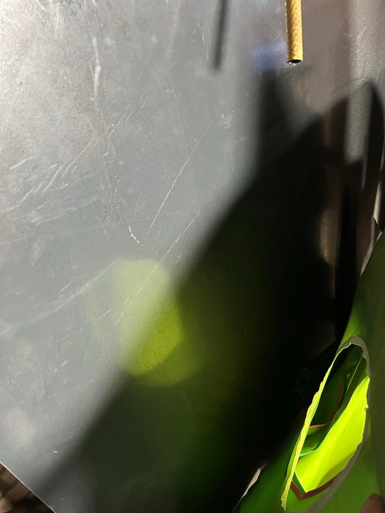 HPL plaat antraciet 130x130x6 mm - Nieuwstaat, Ophalen, Zo goed als nieuw, HPL, Minder dan 20 mm