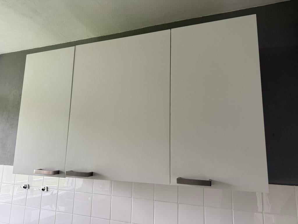 Te koop, Huis en Inrichting, Keuken | Complete keukens, Ophalen, Gebruikt, Wit, Graniet of Steen