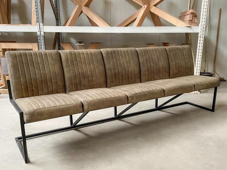 Eettafel bank Ric | 4 & 5 zits | Afgeprijsd!, Niet ingevuld, Modern, landelijk, Niet ingevuld, Nieuw