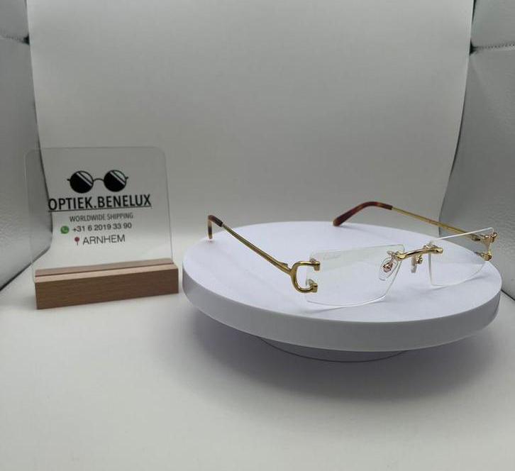 Cartier Piccadilly uv doorzichtig goud, Sieraden, Tassen en Uiterlijk, Zonnebrillen en Brillen | Heren, Ophalen of Verzenden, Nieuw