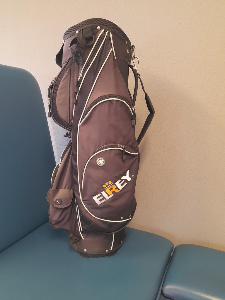 Elrey golftas met regenhoes en schouderband, Ophalen of Verzenden, Gebruikt, Tas, Overige merken