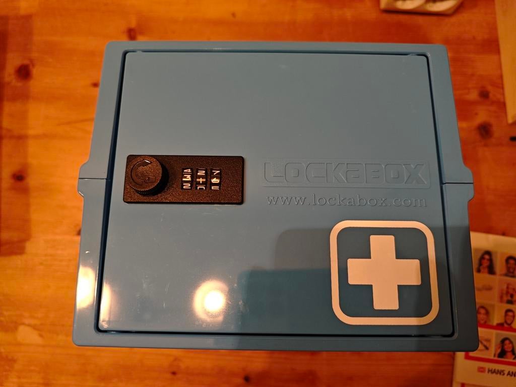 Medicijnkastje met cijferslot - Lockabox, Ophalen, Gebruikt