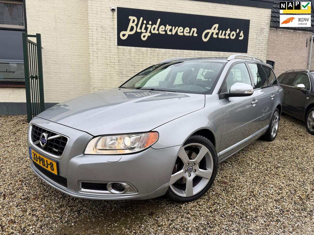 Volvo V70 2.0T R-Edition Org NL | Leer | Stoel VW | Trekhaak, Euro 5, Zwart, 4 cilinders, 203 pk