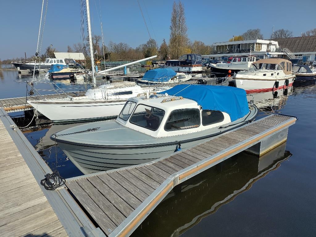 Noors spitsgatter Saga 20 met 16 pk Yannmar 2gm20 diesel, Ophalen, 10 tot 30 pk, Gebruikt, Binnenboordmotor