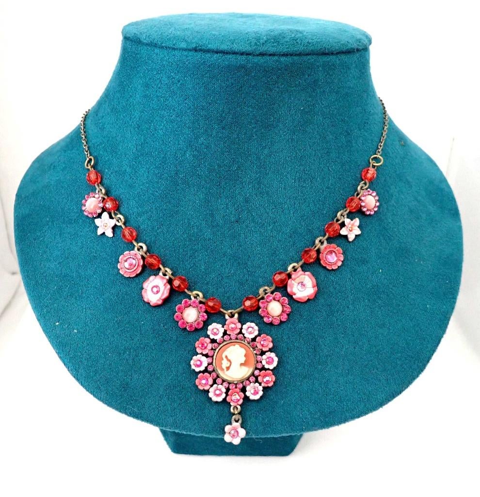 Romantische ketting, Sieraden, Tassen en Uiterlijk, Kettingen, Overige materialen, Overige kleuren, Verzenden, Zo goed als nieuw