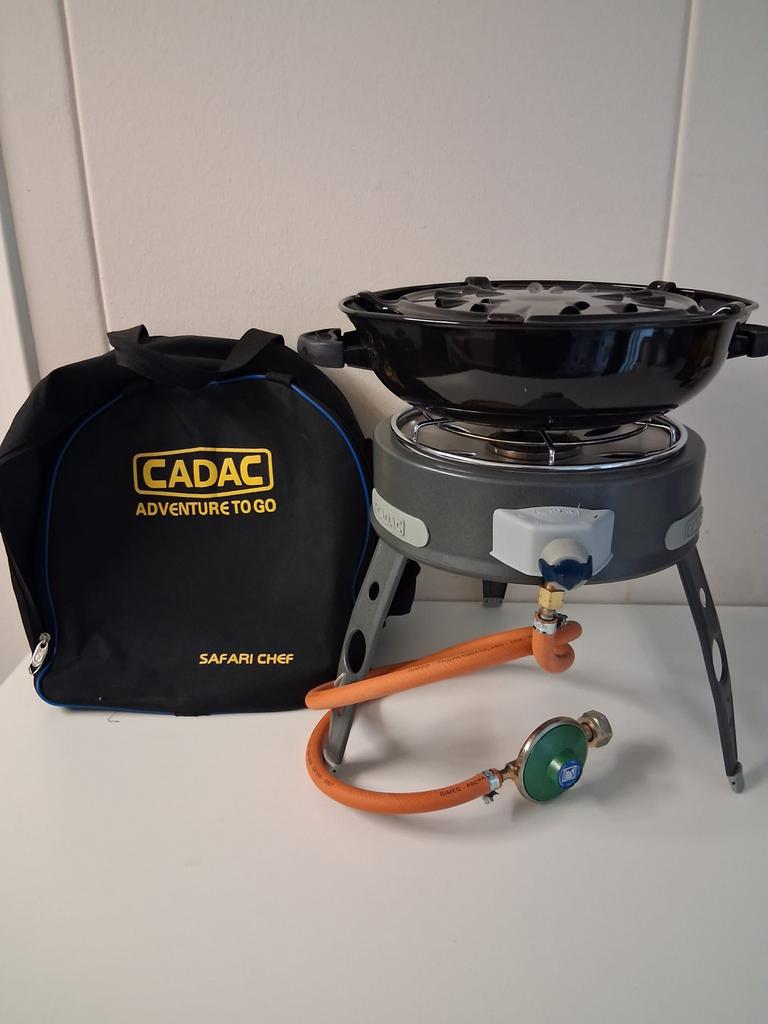 Cadac Safari Chef 2 BBQ - Compacte en draagbare gasbarbecue, Ophalen, Zo goed als nieuw