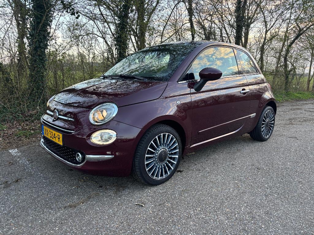 Fiat 500 Turbo 80pk CarPlay, Clima, Cruise, Navi, LMV, PDC, Auto's, Voorwielaandrijving, Stof, Overige kleuren, 905 kg
