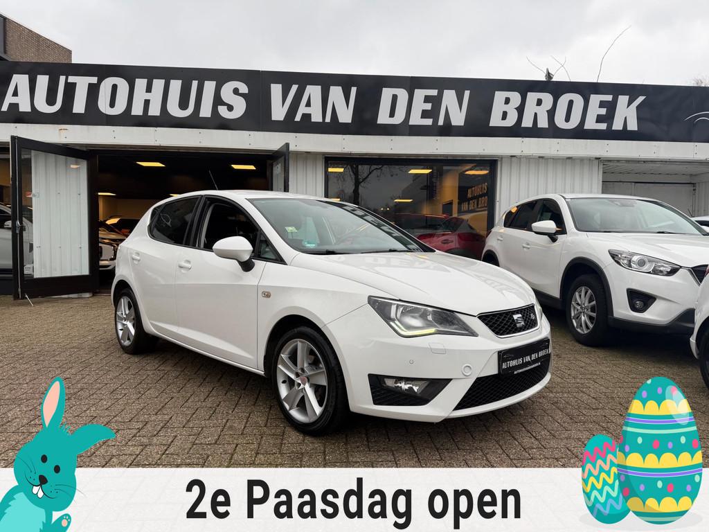 SEAT Ibiza 1.2 TSI FR Facelift|5Deurs|Led|Navi|Cruise|Clima|, Voorwielaandrijving, Stof, Gebruikt, Zwart
