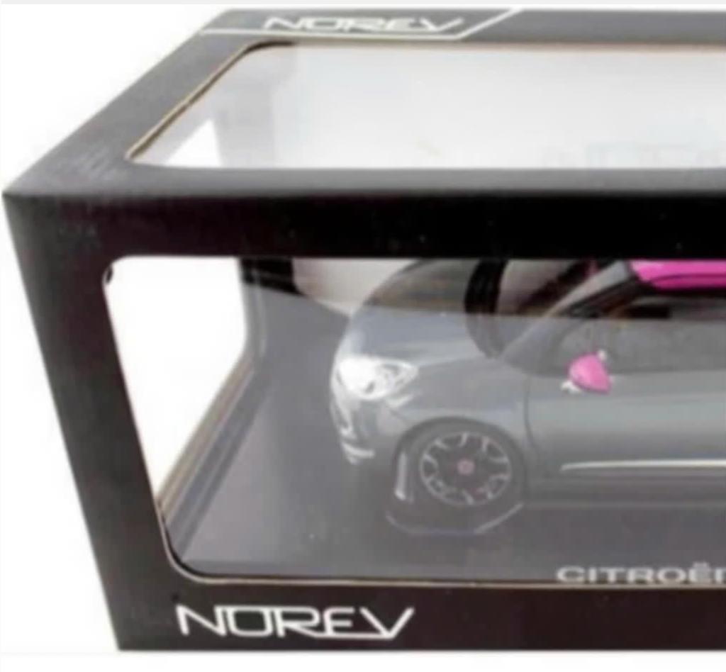 CITROEN DS3 2011 GRIJS & FUCHSIA 1/18 NOREV Ref. 181544, Verzenden, Nieuw, Auto, Norev