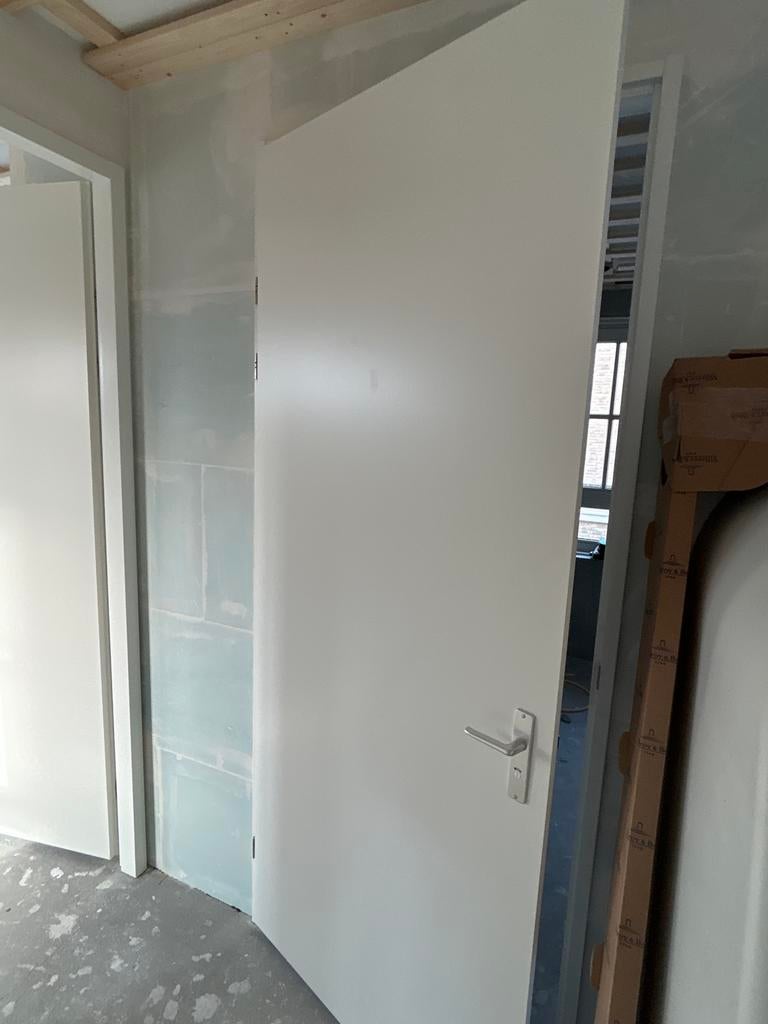 Berkvens opdek deur 231x92 inclusief kozijn linksdraaiend, Ophalen, 80 tot 100 cm, 215 cm of meer, Binnendeur