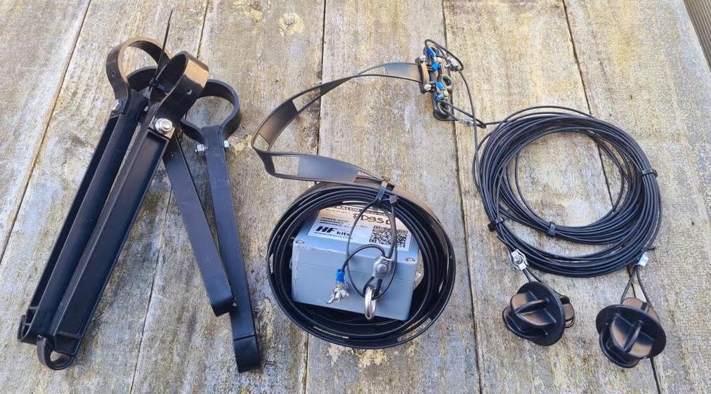 G5RV Junior Antenne – 10/20/40m – Incl. 800W Balun, Ophalen of Verzenden, Zo goed als nieuw, Antenne