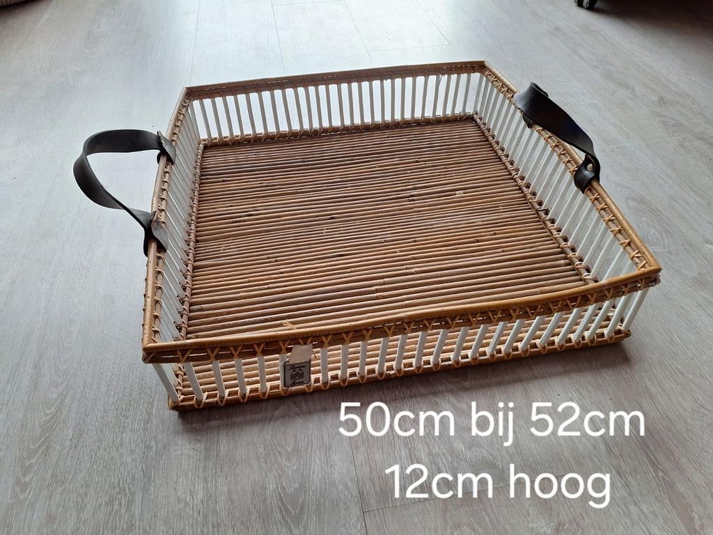 Riviera maison mand decoratie, Ophalen of Verzenden, Zo goed als nieuw, Rond, Hout