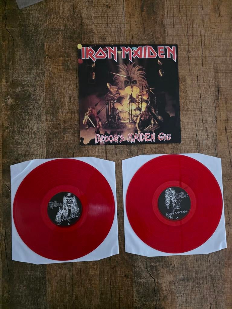 Iron Maiden - Bruce-s Maiden Gig - Rode Vinyl LP, Cd's en Dvd's, Vinyl | Hardrock en Metal, Ophalen of Verzenden, Zo goed als nieuw