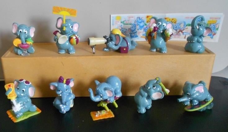 Kindersurprise Ferrero: Tropical Fants + BPZ = Olifanten, Ophalen of Verzenden, Zo goed als nieuw, Overige typen