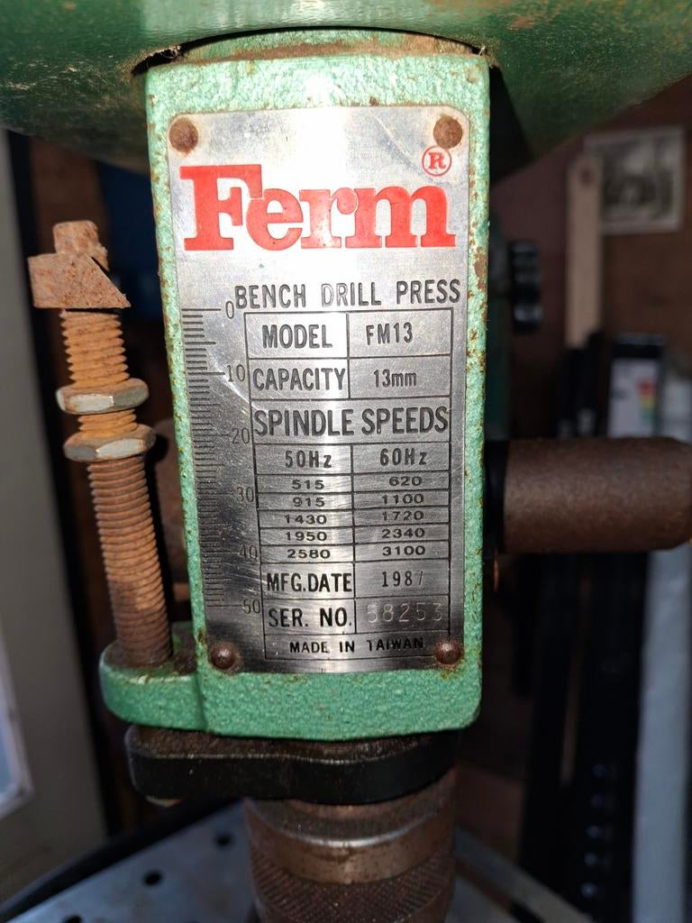 Ferm kolomboormachine., Ophalen of Verzenden, Minder dan 400 watt, Kolomboormachine