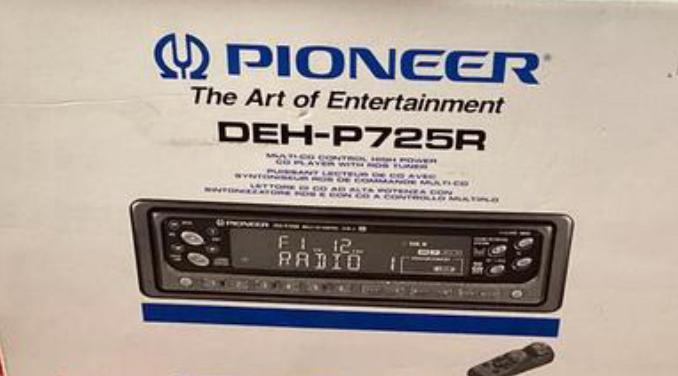 Pioneer DEH-P725R autoradio compleet in doos, Ophalen of Verzenden, Zo goed als nieuw