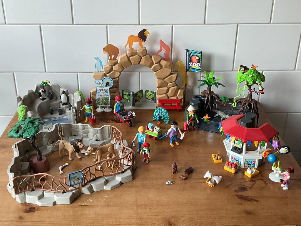 PLAYMOBIL UITGEBREIDE GROTE DIERENTUIN 🦓 🐘 SUPER LEUK !!, Kinderen en Baby's, Speelgoed | Playmobil, Ophalen of Verzenden, Gebruikt