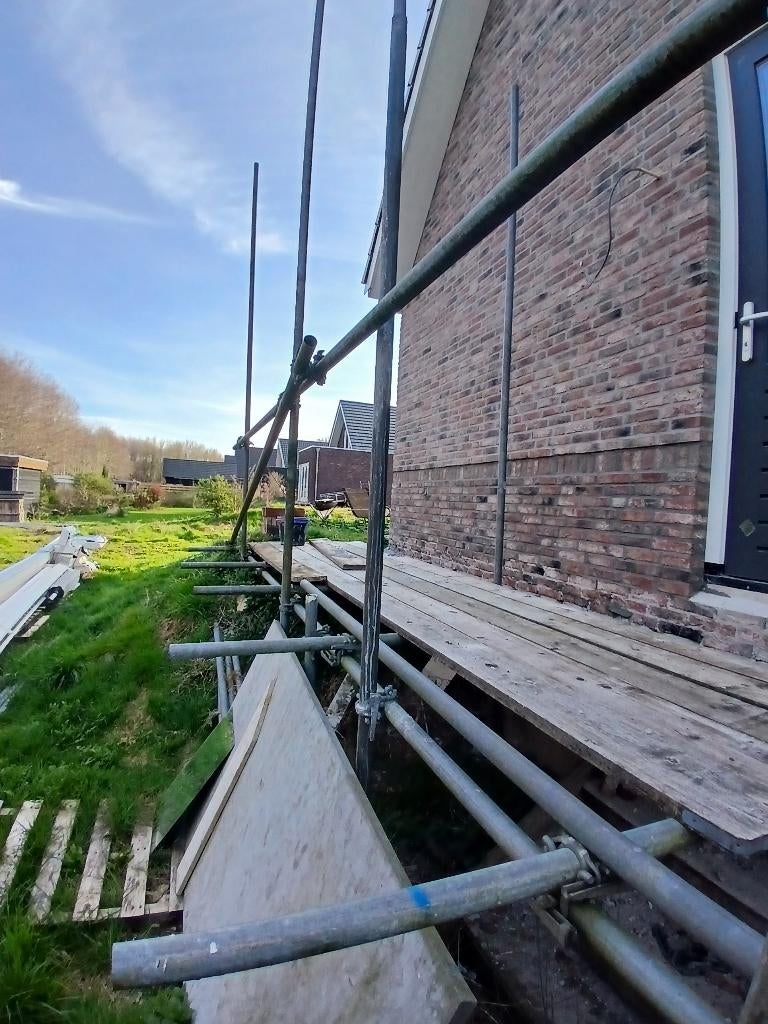 steiger, Doe-het-zelf en Verbouw, Steigers, Gebruikt, Gevelsteiger, 5 meter of hoger, Ophalen